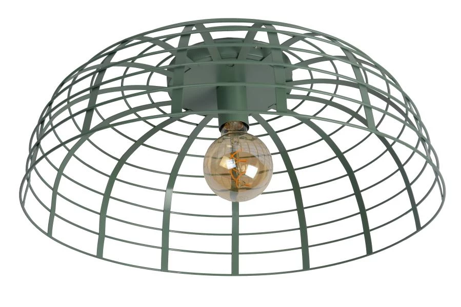 Lucide ELODIE - Plafonnière - Ø 56 cm - 1xE27 - Turkoois - uit